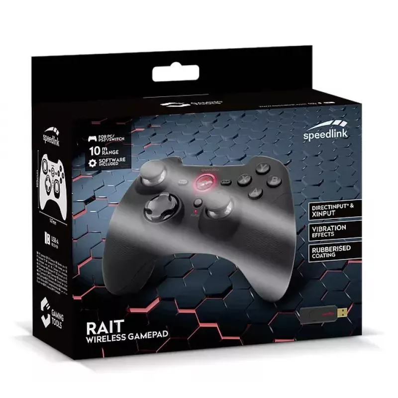 Peliohjain SPEEDLINK RAIT musta RF