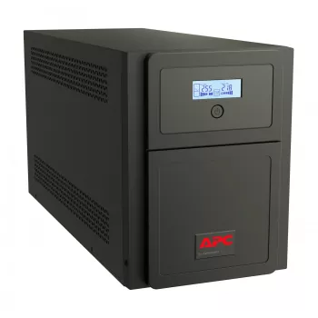 APC Easy UPS 1 Ph Line Interactive, 2000VA, Tower, 230V, 6 IEC C13-lähtöä, AVR, jännitteetön kosketin, LCD, ilman verkkokorttitukea