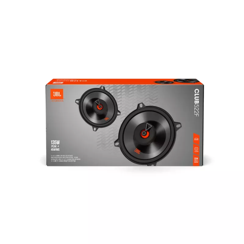 JBL Club 522F autokaiutin pyöreä 2-tie 135 W 2 kpl