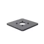 Ergonomic Solutions SpacePole POS 150x150mm peruslevy 5mm, POS-levy, musta, metalli, 150 mm, 150 mm, 12 mm