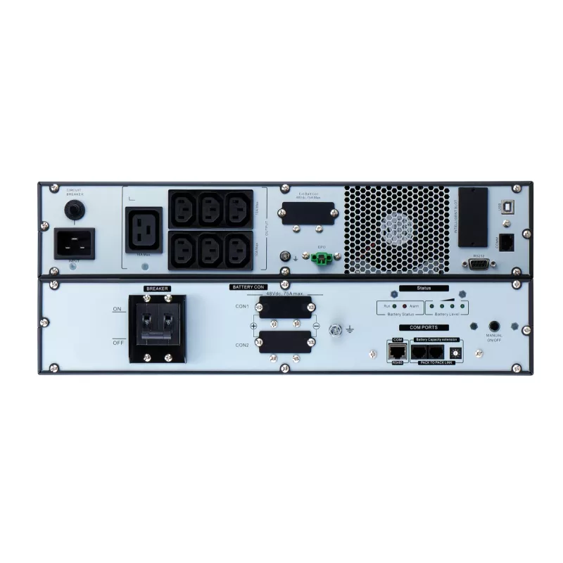 APC Easy UPS On-Line 3kVA litiumioniakku Rack/Tower 4U 230V 7 lähtöä