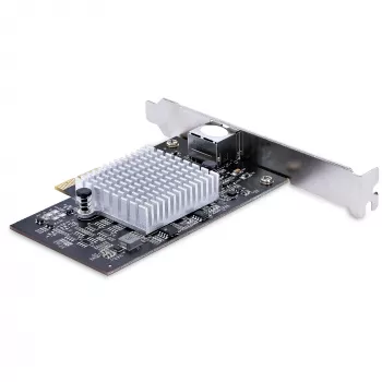 StarTech.com 1-porttinen 10 Gbit/s PCIe-verkkosovitinkortti, verkkokortti PC:lle/palvelimelle, kuuden nopeuden PCIe-Ethernet-kortti Jumbo Frame -tuella, NIC/LAN-liitäntäkortti, 10GBASE-T ja NBASE-T