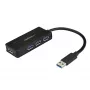 StarTech.com 4-porttinen USB 3.0 -keskitin (SuperSpeed 5 Gbit/s) pikalatauksella – kannettava USB 3.1 Gen 1 Type-A -keskitin kannettavalle/tietokoneelle – USB-väylävirta tai oma virtalähde suureen tehoon – mini/kompakti