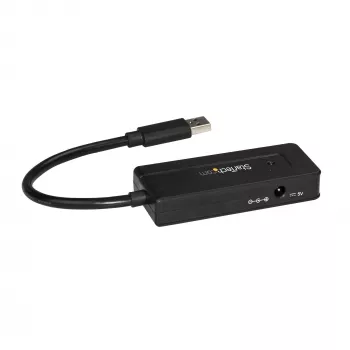 StarTech.com 4-porttinen USB 3.0 -keskitin (SuperSpeed 5 Gbit/s) pikalatauksella – kannettava USB 3.1 Gen 1 Type-A -keskitin kannettavalle/tietokoneelle – USB-väylävirta tai oma virtalähde suureen tehoon – mini/kompakti