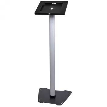 StarTech.com turvallinen tablettien lattiateline - varkaudenestollinen, musta, hopea, tabletti, multimediateline, alumiini, muovi, teräs, 1,5 kg, 24,6 cm (9,7
