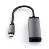 Satechi ST-TCENM USB-C–Gigabit Ethernet -sovitin, alumiini, tähtiharmaa