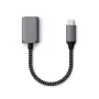 USB-kaapeli Satechi ST-UCATCM USB-C – USB-A, USB 3.2 Gen 1 (5 Gbit/s), harmaa