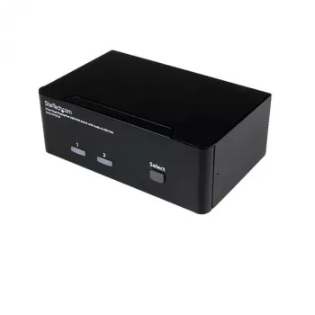StarTech.com 2-porttinen Dual DisplayPort USB KVM-kytkin audio- ja USB 2.0 -keskittimellä