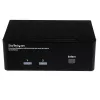 StarTech.com 2-porttinen Dual DisplayPort USB KVM-kytkin audio- ja USB 2.0 -keskittimellä