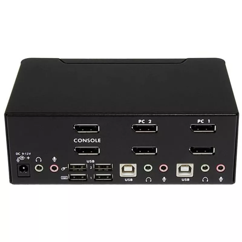 StarTech.com 2-porttinen DisplayPort Dual-Monitor KVM-kytkin – 4K 60Hz
