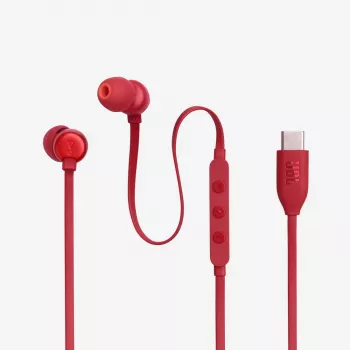 JBL Tune 310C kuulokemikrofoni johdollinen in-ear puhelut/musiikki USB Type-C punainen