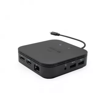 i-tec Thunderbolt 3 Travel Dock Dual 4K -näyttö + Power Delivery 60W