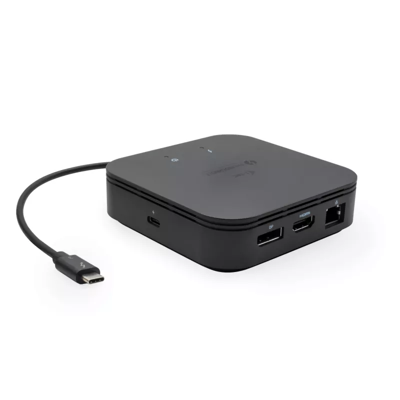 i-tec Thunderbolt 3 Travel Dock Dual 4K -näyttö + Power Delivery 60W