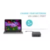 i-tec Thunderbolt 3 Travel Dock Dual 4K -näyttö + Power Delivery 60W