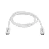 StarTech.com Thunderbolt 3 -kaapeli – 20 Gbit/s – 1 m – valkoinen – Thunderbolt-, USB- ja DisplayPort-yhteensopiva