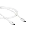 StarTech.com Thunderbolt 3 -kaapeli – 20 Gbit/s – 1 m – valkoinen – Thunderbolt-, USB- ja DisplayPort-yhteensopiva