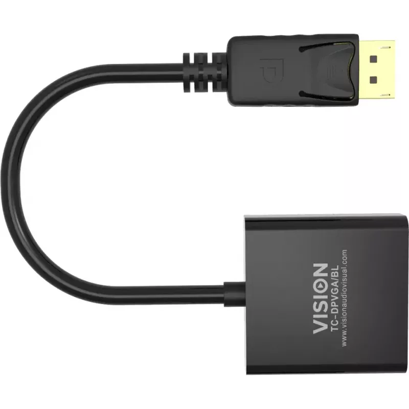 Videokaapeliadapteri DisplayPort VGA Vision TC-DPVGA/BL