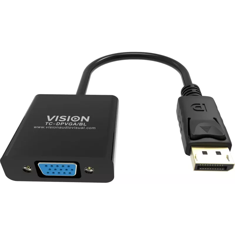 Videokaapeliadapteri DisplayPort VGA Vision TC-DPVGA/BL