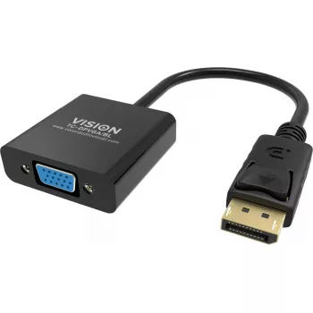 Videokaapeliadapteri DisplayPort VGA Vision TC-DPVGA/BL