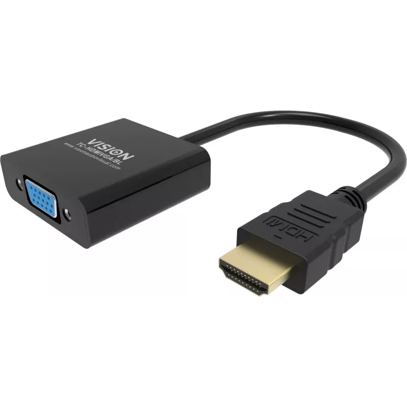 Videokaapeliadapteri Vision TC-HDMIVGA/BL