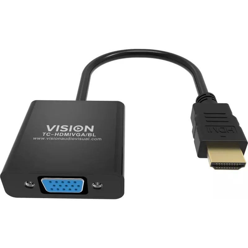 Videokaapeliadapteri Vision TC-HDMIVGA/BL