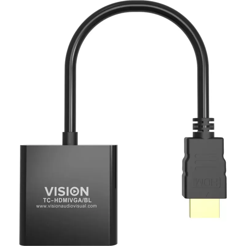 Videokaapeliadapteri Vision TC-HDMIVGA/BL
