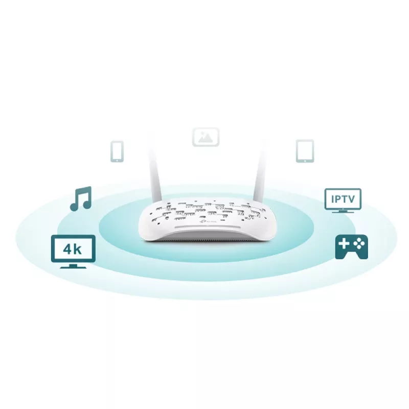 Pöytäreititin TP-Link TD-W9960 yksikaistainen 2,4 GHz Wi-Fi 4