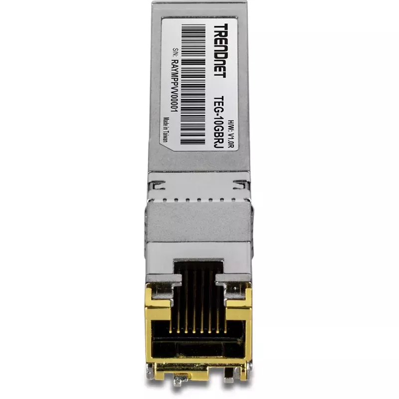 SFP-lähetin-vastaanotinmoduuli Trendnet TEG-10GBRJ kupari 10000 Mbit/s RJ-45