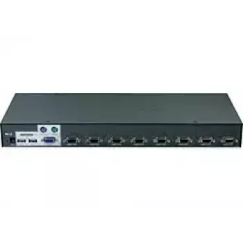 KVM-kytkin Trendnet TK-803R 8-porttinen USB/PS/2 rack-asennus, VGA, 2048x1536