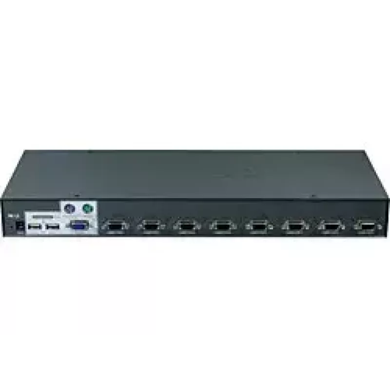 KVM-kytkin Trendnet TK-803R 8-porttinen USB/PS/2 rack-asennus, VGA, 2048x1536