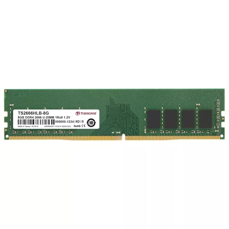 Muisti Transcend DDR4-2666 U-DIMM 8GB 2666MHz
