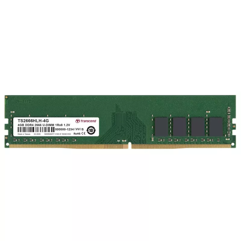 Transcend DDR4 - moduuli - 4 GB - DIMM 288-PIN
