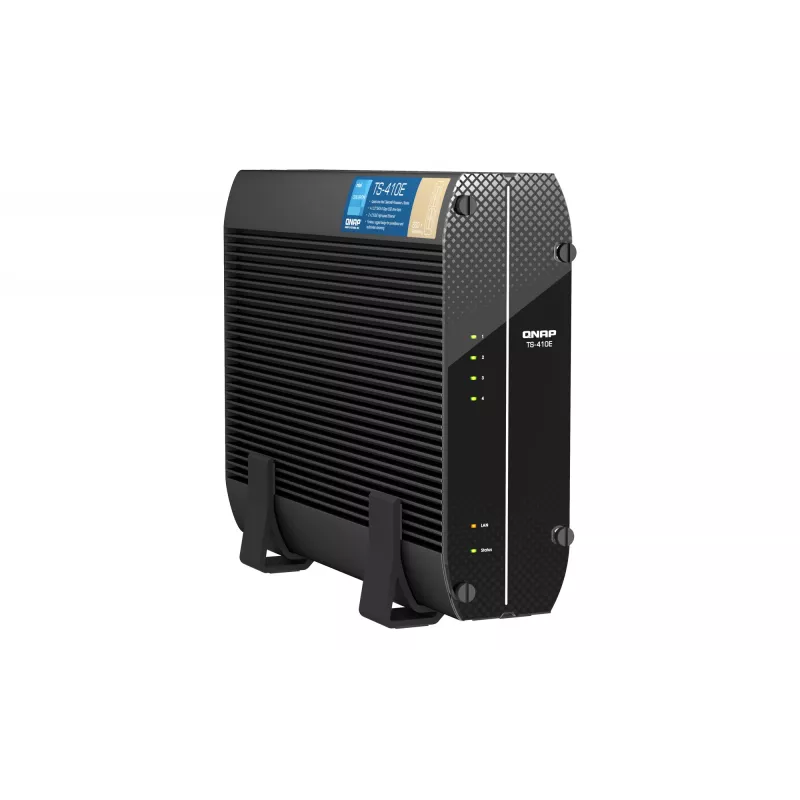 QNAP TS-410E NAS-tornikotelo Intel® Celeron® J6412 8 GB 0 TB QNAP QTS musta