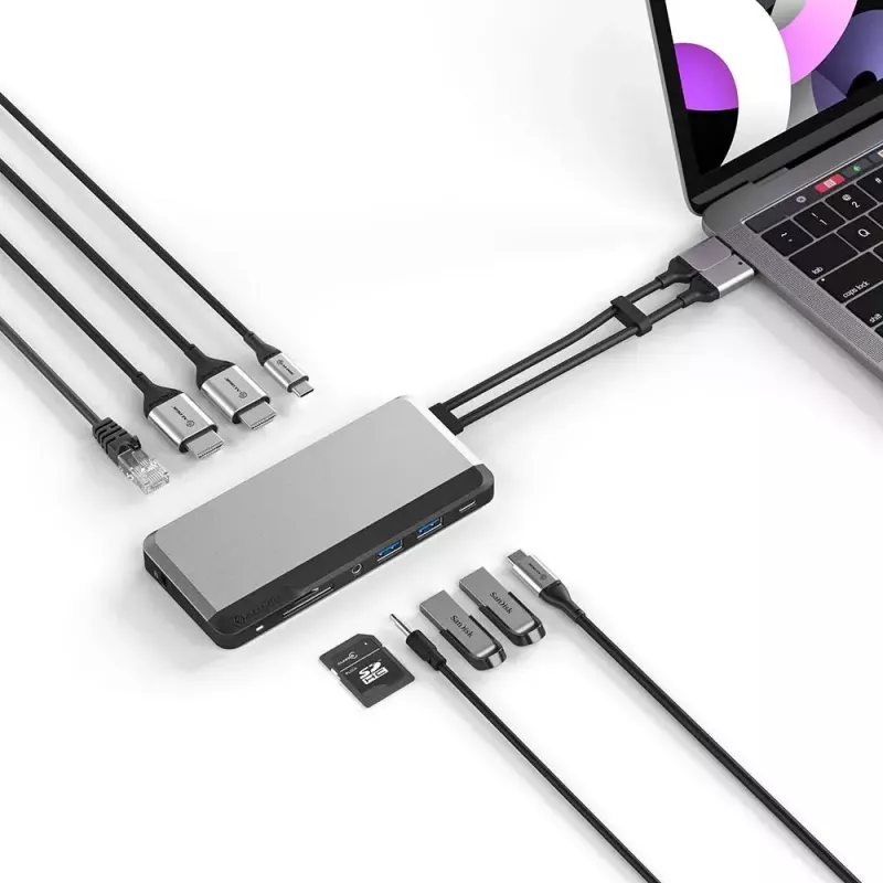 Telakointiasema ALOGIC 10-in-1 Dual USB-C Super Dock