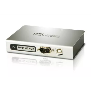 ATEN 4-porttinen USB-sarjaportti RS-232 -keskitin