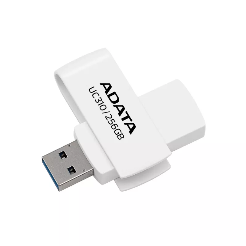 ADATA UC310 USB-muistitikku 256 GB, USB-A 3.2 Gen 1, valkoinen