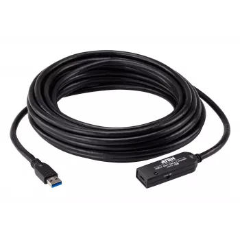 ATEN USB 3.2 Gen1 -jatkojohto 10m USB A - USB C musta