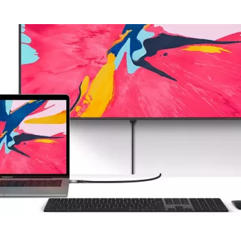 USB-C - HDMI-kaapeli ALOGIC ULCHD01-SGR 1m 4K 60Hz