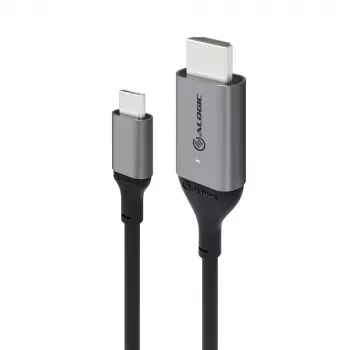 USB-C - HDMI-kaapeli ALOGIC ULCHD01-SGR 1m 4K 60Hz