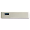 StarTech.com USB-C - Gigabit Ethernet -sovitin USB-A-portilla – valkoinen 1 Gbit/s NIC USB 3.0/USB 3.1 Type-C-verkkosovitin – 1GbE USB-C RJ45/LAN TB3-yhteensopiva Windows MacBook Pro Chromebook