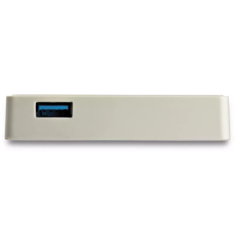 StarTech.com USB-C - Gigabit Ethernet -sovitin USB-A-portilla – valkoinen 1 Gbit/s NIC USB 3.0/USB 3.1 Type-C-verkkosovitin – 1GbE USB-C RJ45/LAN TB3-yhteensopiva Windows MacBook Pro Chromebook