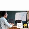 ATEN 2-portin 4K DisplayPort USB-C KVM -telakkakytkin Power Pass-through -toiminnolla