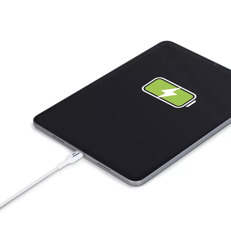 StarTech.com 3 m (9.8 ft) USB-A–USB-C-latauskaapeli, lataus ja synkronointi, 3A, USB 2.0, TPE-päällyste – valkoinen USB-latauskaapeli