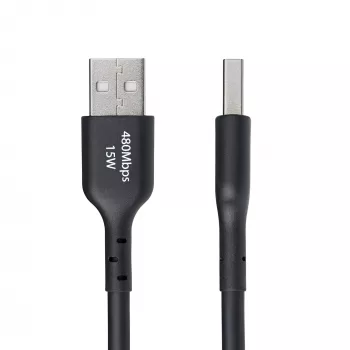 StarTech.com 4 m (13 ft) USB-A–USB-C-latauskaapeli, lataus ja synkronointi, 3A, USB 2.0, TPE-päällyste – musta USB-latauskaapeli