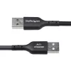 StarTech.com 4 m (13 ft) USB-A–USB-C-latauskaapeli, lataus ja synkronointi, 3A, USB 2.0, TPE-päällyste – musta USB-latauskaapeli