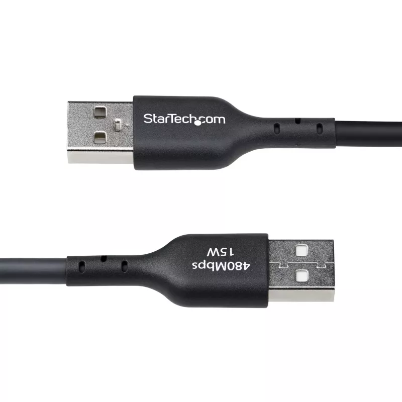 StarTech.com 4 m (13 ft) USB-A–USB-C-latauskaapeli, lataus ja synkronointi, 3A, USB 2.0, TPE-päällyste – musta USB-latauskaapeli