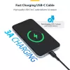StarTech.com 4 m USB-C-latauskaapeli, lataus ja synkronointi, 60W (3A) PD, USB 2.0 kannettavan latauskaapeli, TPE-päällyste – musta USB-C-latauskaapeli