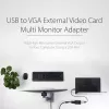 StarTech.com USB 2.0 – VGA-sovitin, USB–VGA-näyttömuunnin Windowsille, 1080p (ei tue macOS/ChromeOS/Linux) - TAA