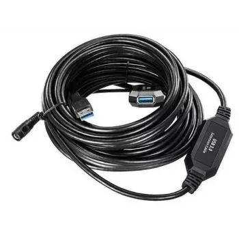 Microconnect USB3.0AAF10A USB-kaapeli USB 3.2 Gen 1 (3.1 Gen 1) 10 m USB A musta