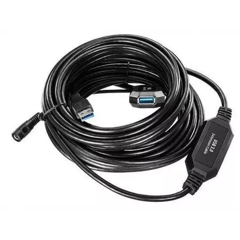 Microconnect USB3.0AAF10A USB-kaapeli USB 3.2 Gen 1 (3.1 Gen 1) 10 m USB A musta